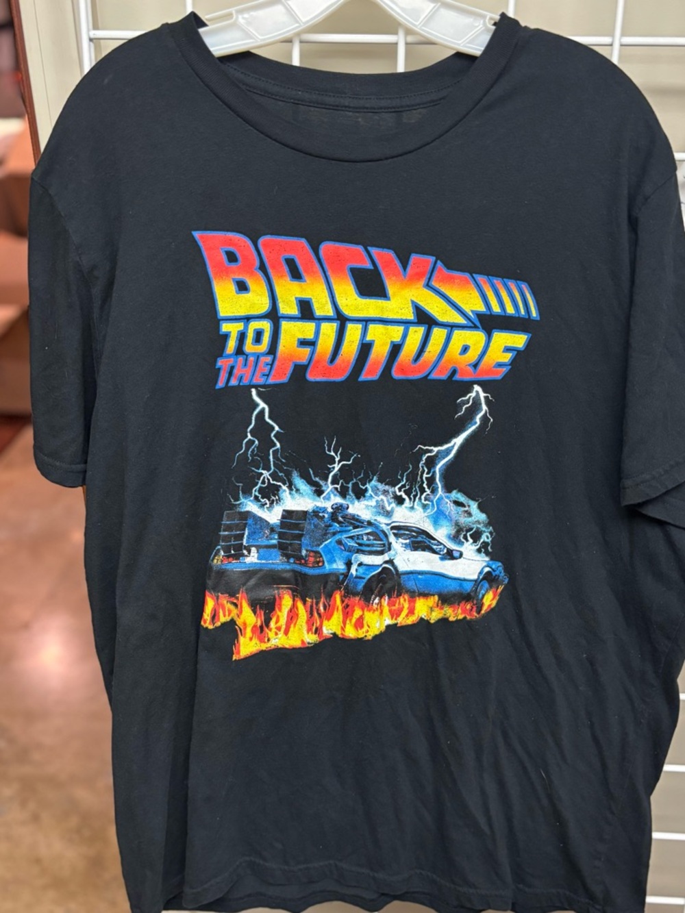 Licensed Back To The Future Movie Shirt Sleeve T-Shirt Size XXL. 60/40 Blend EUC